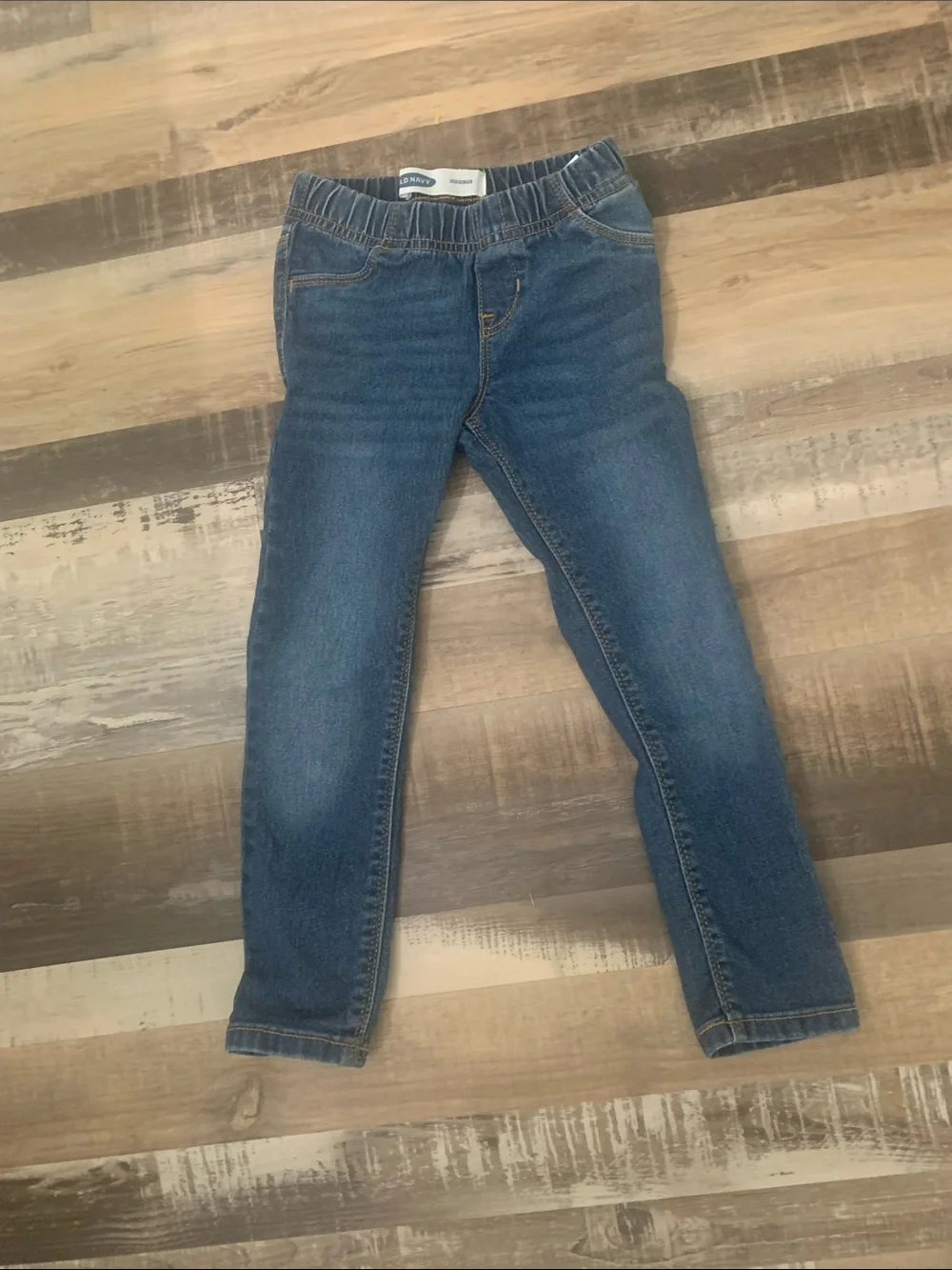 Old Navy Kids Blue Stretch Denim Pull-On Pants/Jeggings size 5T